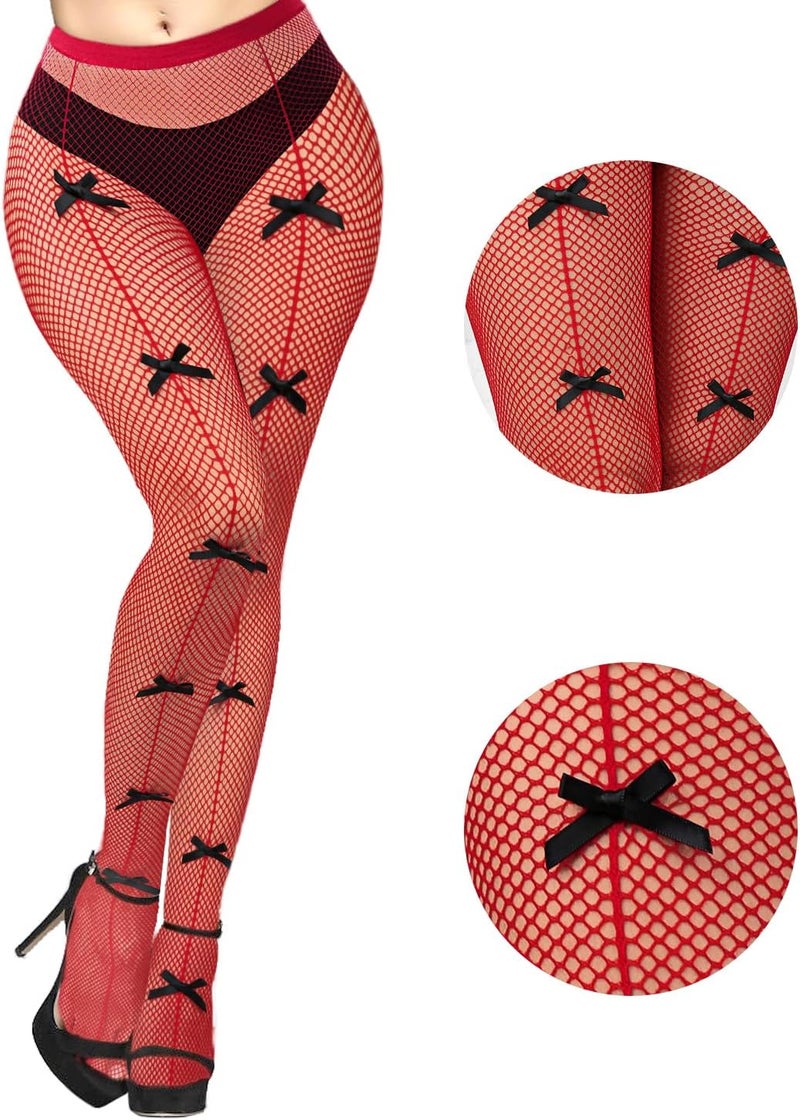 Benefeet Sox Fishnet Tights for Women High Waist Fishnet Stockings Sexy Mesh Tights with Seam Pantyhose - Image 2